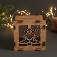 Новогодняя копилка "Ёлка" 12х12х9 см