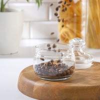 Банка для сыпучих продуктов Paşabah&ccedil;e Cesni, 420 мл, стекло, прозрачная