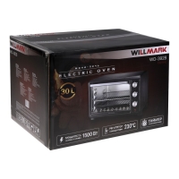 Мини-печь WILLMARK WO-392B, 1500 Вт, 30 л, таймер, до 230&deg;С, чёрная