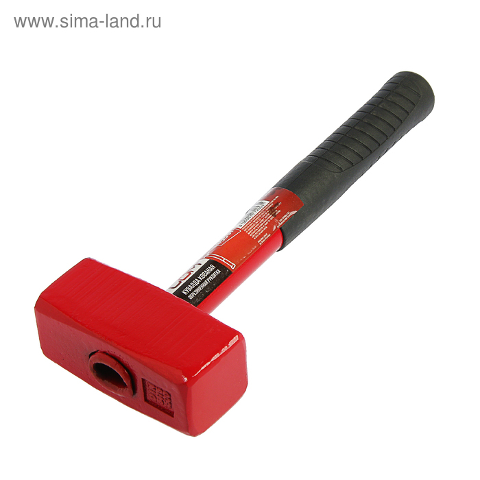 Кувалда ЛОМ, металлическая обрезиненная рукоятка, 1.5 кг Кувалда ЛОМ, металлическая обрезиненная рукоятка, 1.5 кг