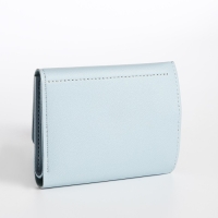 Кошелёк женский на кнопке, цвет голубой Кошелёк женский на кнопке, цвет голубой