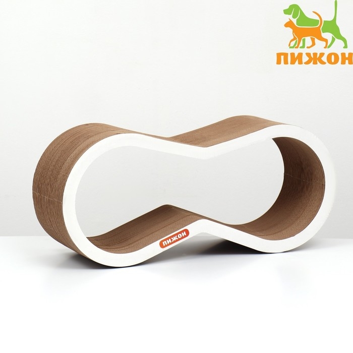 Когтеточка-лежанка Краун, 71 х 31 х 22 см, белая Когтеточка-лежанка Краун, 71 х 31 х 22 см, белая