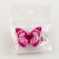 Заколка для волос светящаяся &laquo;Бабочка&raquo;, 3.6 х 3 см