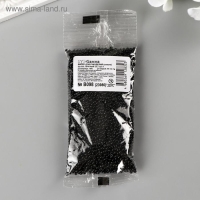 Бисер Чехия "GAMMA" круглый "2" 10/0 2.3 мм, 50 гр (B098 черный)
