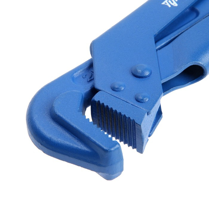 Ключ трубный рычажный ТУНДРА, плоский зажим 90&deg;, раскрытие до 65 мм, №3, 2"