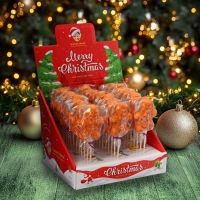 Новый год. Карамель леденцовая фигурная Sweet Ness "Пряничный человечек", 30 г