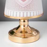 Аромасветильник сенсорный "Сердце" G9 35Вт золото 13х13х20 см RISALUX Аромасветильник сенсорный "Сердце" G9 35Вт золото 13х13х20 см RISALUX