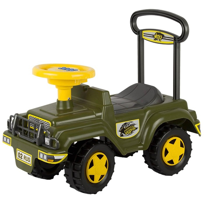 Автомобиль-каталка &laquo;Джип&raquo; с музыкальным рулём