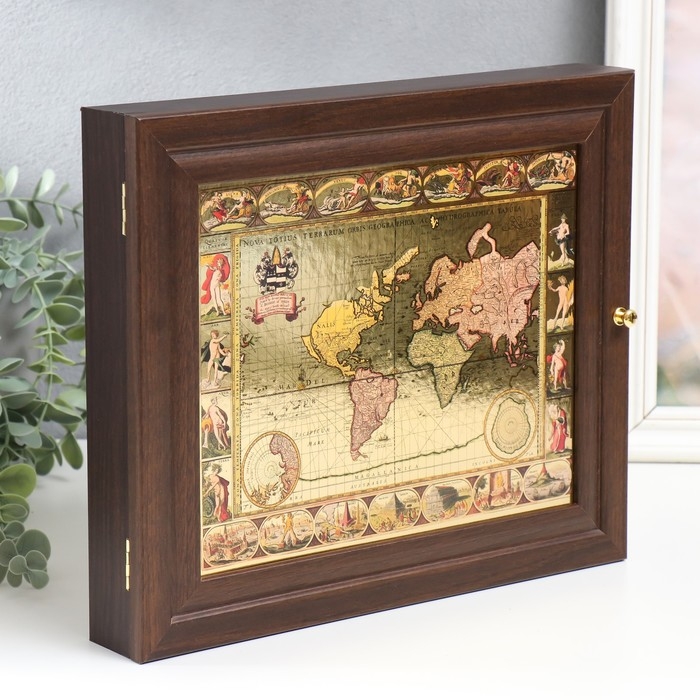 Ключница Ключница "Карта" 26х31 см МИКС