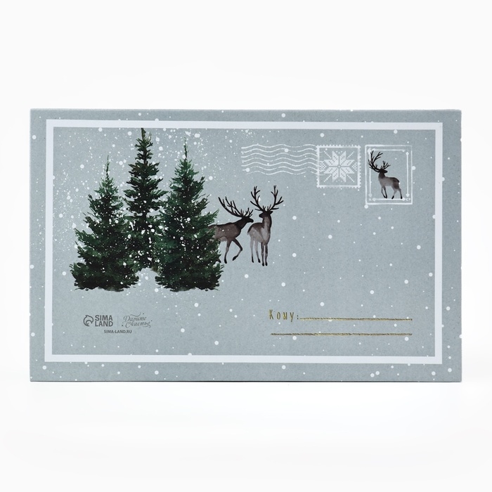 Коробка‒книга &laquo;Новогодняя ночь&raquo;, 20 х 12.5 х 5 см, Новый год