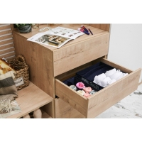 Органайзер для хранения белья Доляна &laquo;Мозаика&raquo;, 8 ячеек, 28&times;14&times;10 см, цвет синий