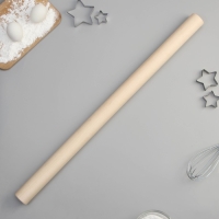 Скалка прямая Доляна, 70&times;4,3 см, берёза