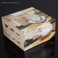 Салатник керамический &laquo;Эстет&raquo;, 2 л, на деревянной подставке