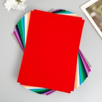 Набор мягкого фетра "Астра" (16 шт) ассорти, 3 мм, 400 гр. 20х30 см Набор мягкого фетра "Астра" (16 шт) ассорти, 3 мм, 400 гр. 20х30 см