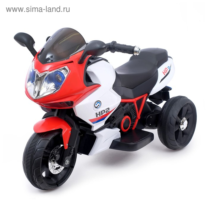 Электромобиль &laquo;Супер Байк&raquo;, USB, свет, цвет красный
