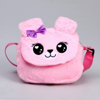 Сумка детская меховая &laquo;Мишка&raquo;, 15х13х3 см