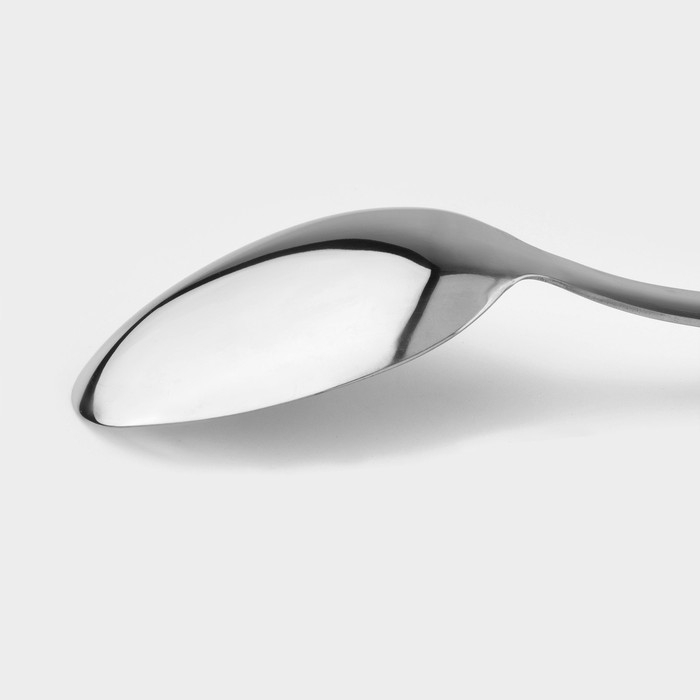 Ложка разливательная из нержавеющей стали Доляна Everyday, 38&times;7 см, толщина 3 мм, цвет серебряный