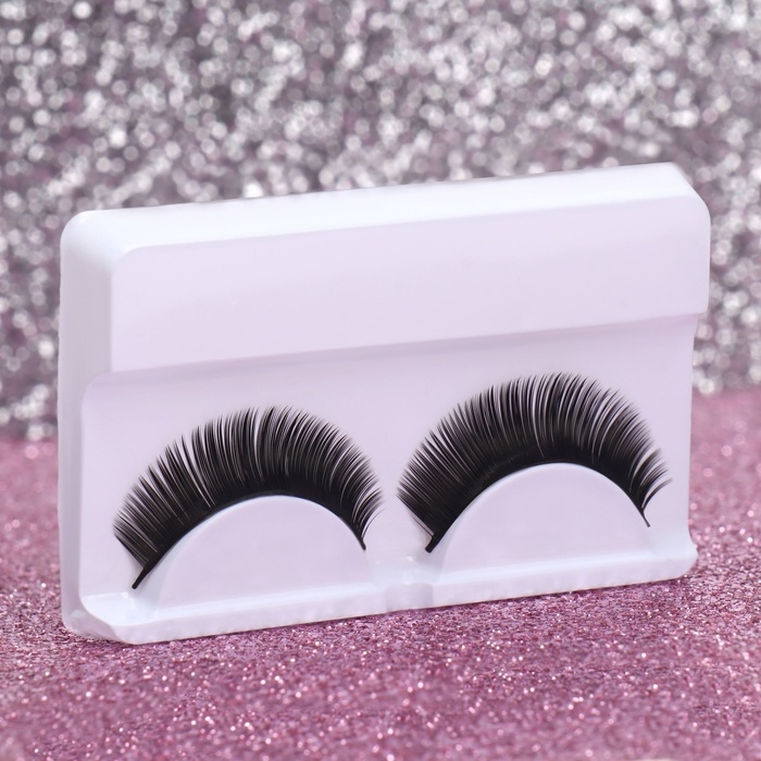 Ресницы накладные &laquo;Волшебный взгляд&raquo;, 11 мм, без клея, цвет чёрный