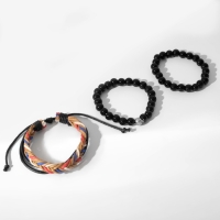 Браслет мужской «Стиль успеха» косичка, 5 нитей, цветной, d=7 см Браслет мужской «Стиль успеха» косичка, 5 нитей, цветной, d=7 см