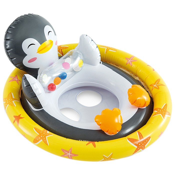 Круг для плавания &laquo;Зверюшки&raquo;, с сиденьем, от 3-4 лет, цвет МИКС, 59570NP INTEX