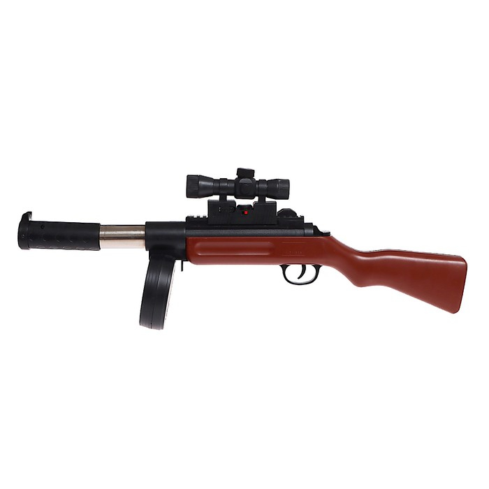 Детское оружие Автомат пневматический &laquo;ППШ&raquo;, с лазером