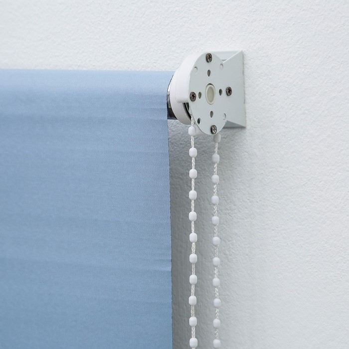 Штора рулонная &laquo;Нега&raquo;, блэкаут, 60&times;180 см, цвет серо-голубой