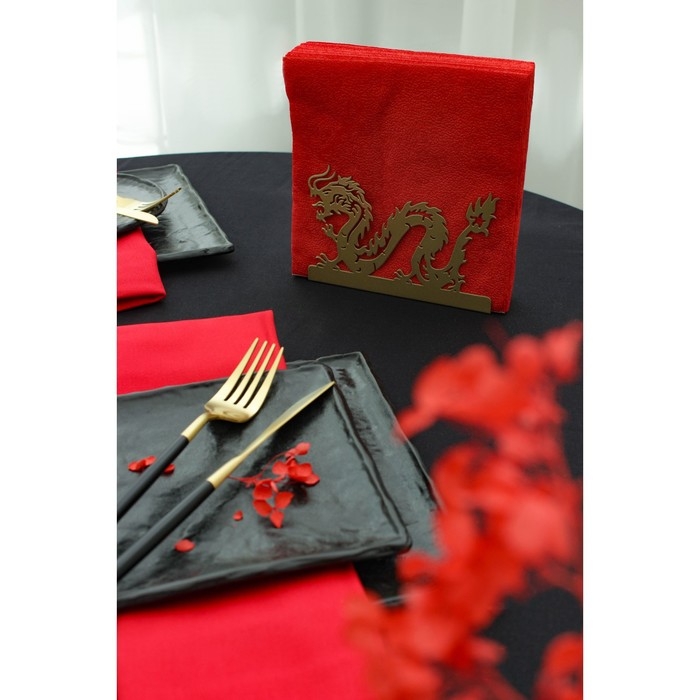 Салфетница Magistro &laquo;Дракон&raquo;, 14&times;4&times;9 см, цвет золотой