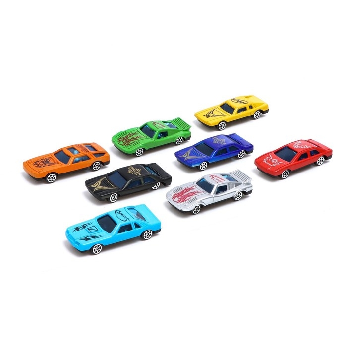 Набор &laquo;Супергонщик&raquo;, 8 машинок, 1:64
