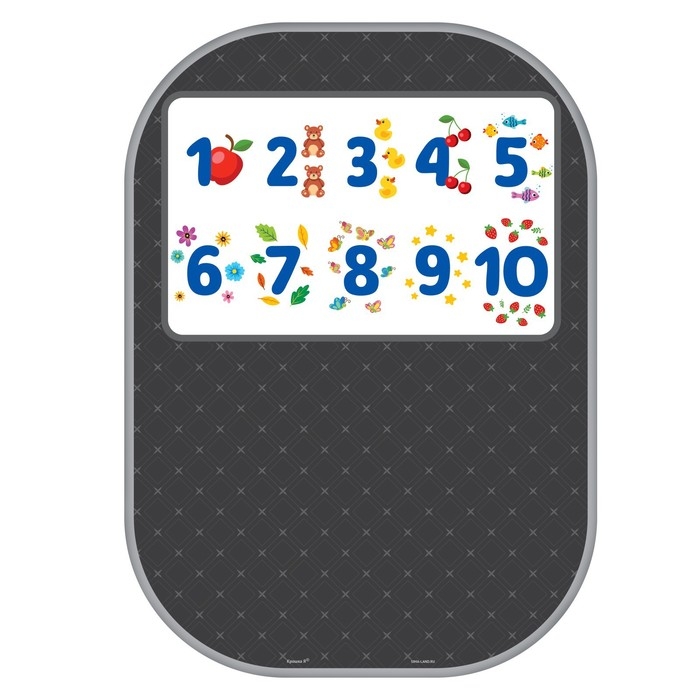 Незапинайка - защитная накидка на сиденье автомобиля «Учимся считать», 67х47,5 см Незапинайка - защитная накидка на сиденье автомобиля «Учимся считать», 67х47,5 см