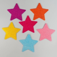 Набор наклеек из EVA &laquo;Звёздочка&raquo;, 6 шт., цвет МИКС