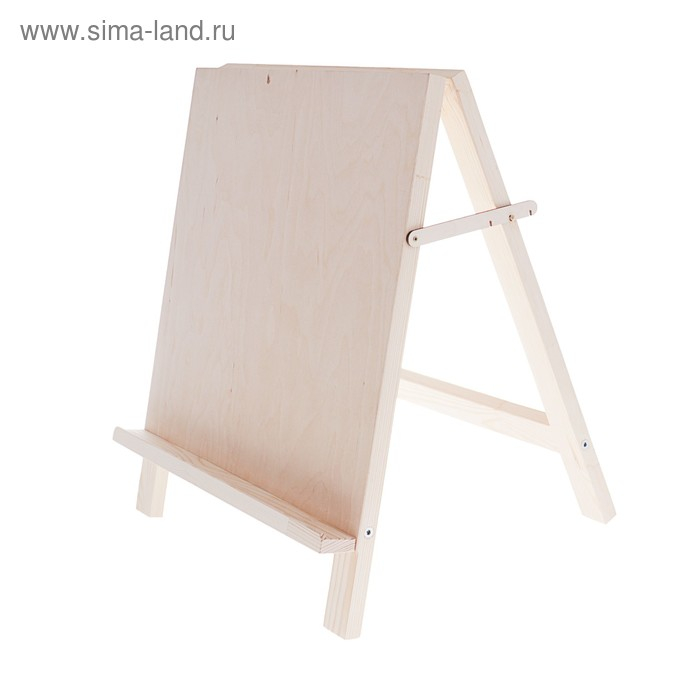 Мольберт настольный &laquo;Хлопушка&raquo;, 500 х 450 х 300 мм, односторонний, неокрашенное дерево, Calligrata