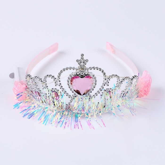 Корона &laquo;Эльза&raquo; световая, цвета МИКС