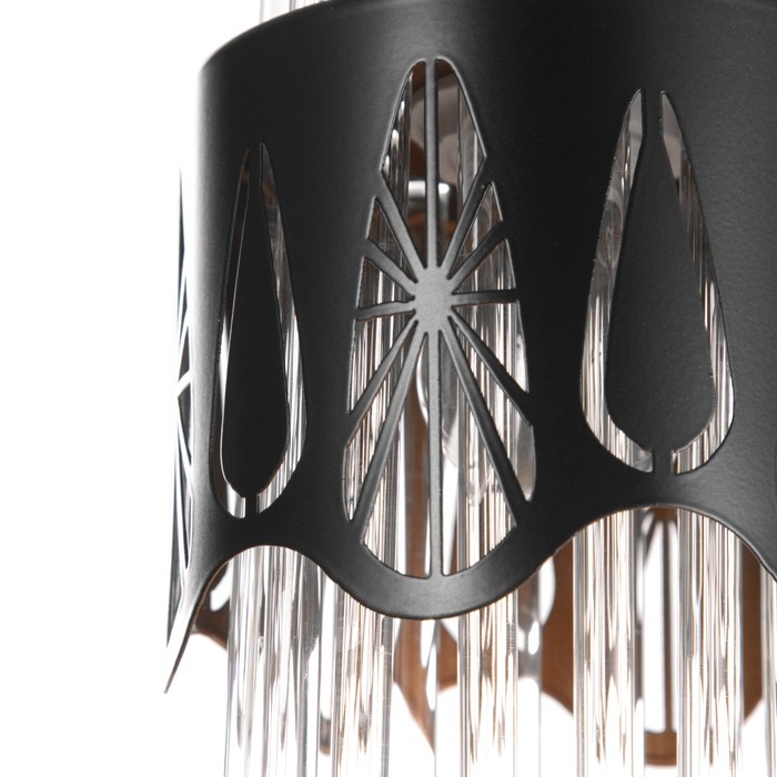 Подвес "Капель" 1х60Вт Е27 Черный