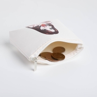 Кошелёк на молнии, цвет белый Кошелёк на молнии, цвет белый