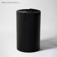 Покрытие ковровое щетинистое &laquo;Травка&raquo;, 0,9&times;15 м, в рулоне, цвет чёрный