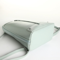 Рюкзак городской из искусственной кожи на молнии, цвет зелёный