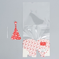 Пакет подарочный с коробкой, упаковка, «Сердца», 9 х 9 х 35 см Пакет подарочный с коробкой, упаковка, «Сердца», 9 х 9 х 35 см