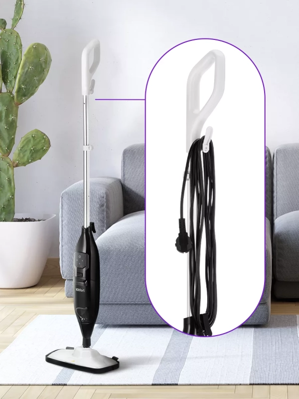 Паровая швабра и пароочиститель КТ-3901 (2 в 1)