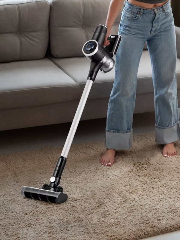 Пылесос для дома вертикальный ручной КТ-5123 (2 в 1) 350 Вт