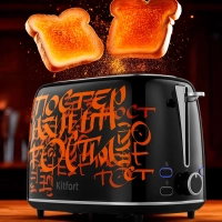 Тостер для хлеба с поддоном для крошек КТ-6464 - 920-1080 Вт