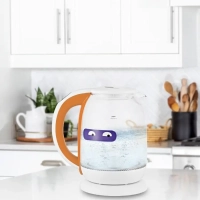 Чайник электрический стеклянный с подсветкой КТ-6140 - 1.7 л