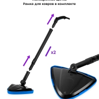 Пароочиститель для дома для уборки КТ-9158 - 1300 Вт