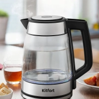 Чайник электрический с терморегулятором КТ-6712 - 1,7 л