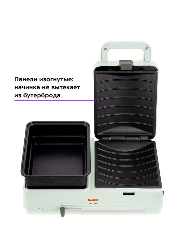 Бутербродница электрическая сендвичница КТ-6061 (2 в 1) Бутербродница электрическая сендвичница КТ-6061 (2 в 1)