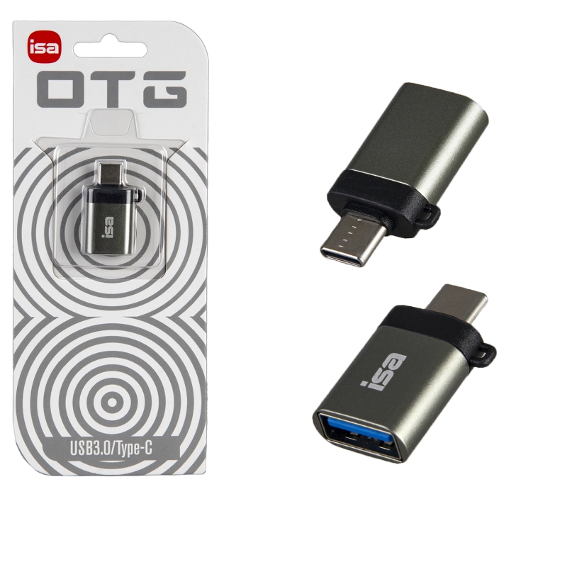 Переходник OTG на Type-C USB 3.0 G-20 ISA Переходник OTG на Type-C USB 3.0 G-20 ISA