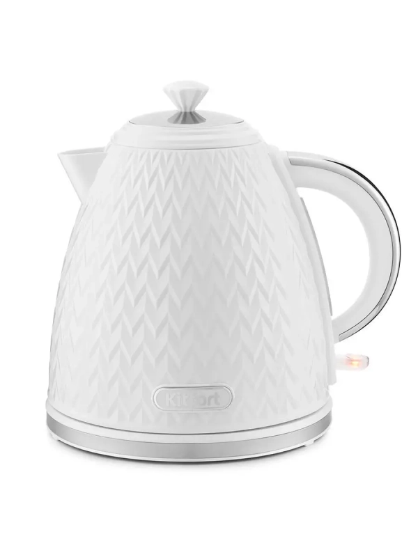 Чайник электрический белый КТ-681 - 1.7 л