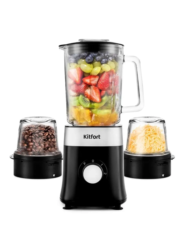 Блендер стационарный с чашей КТ-3030 (3 в 1) - 800 Вт Блендер стационарный с чашей КТ-3030 (3 в 1) - 800 Вт
