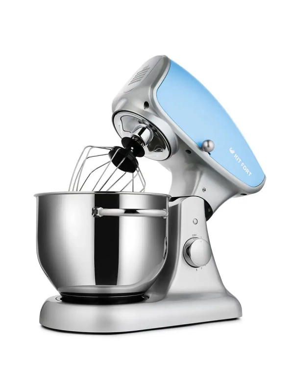 Цельнометаллический планетарный миксер с чашей КТ-1336 - 5 л Цельнометаллический планетарный миксер с чашей КТ-1336 - 5 л