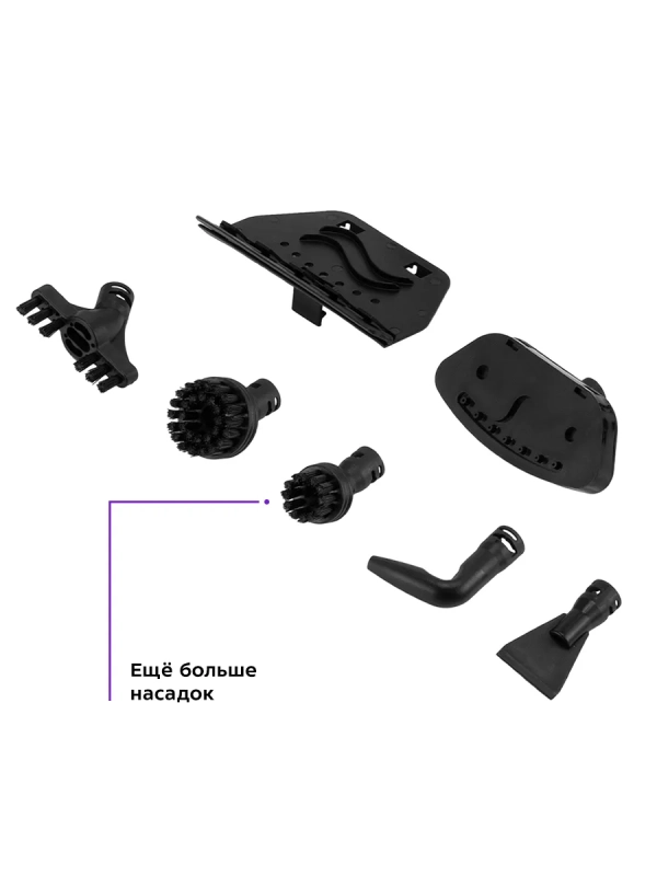 Паровая швабра &laquo;2 в 1&raquo; с насадками КТ-3915 - 1300 Вт