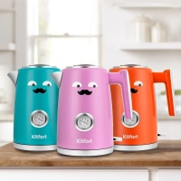 Чайник электрический металлический КТ-6144 - 1.7 л